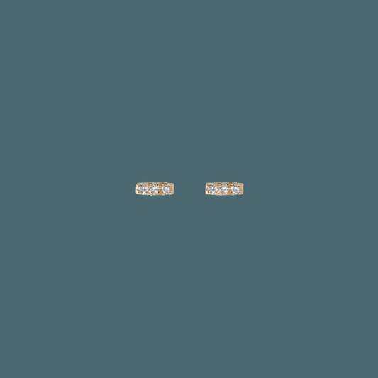 Mini Diamond Bar Earring