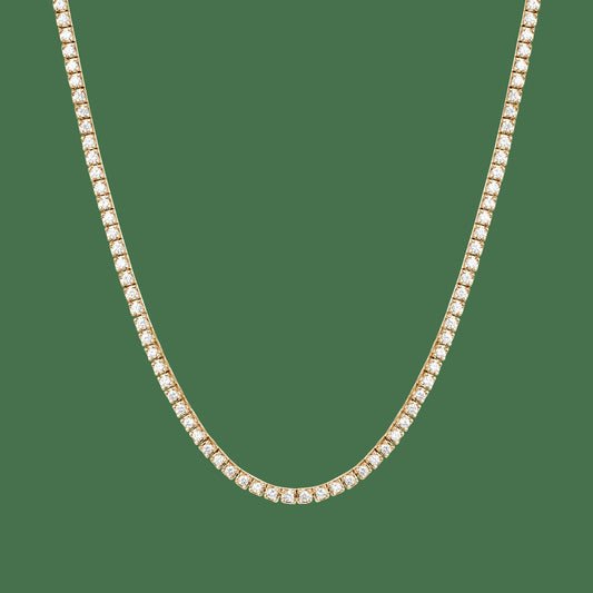 Classic Lab Grown Diamond Tennis Necklace