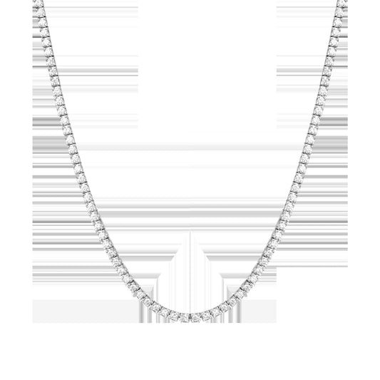 Classic Diamond Tennis Necklace
