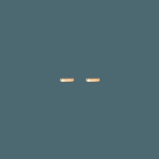 Mini Gold Bar Earring